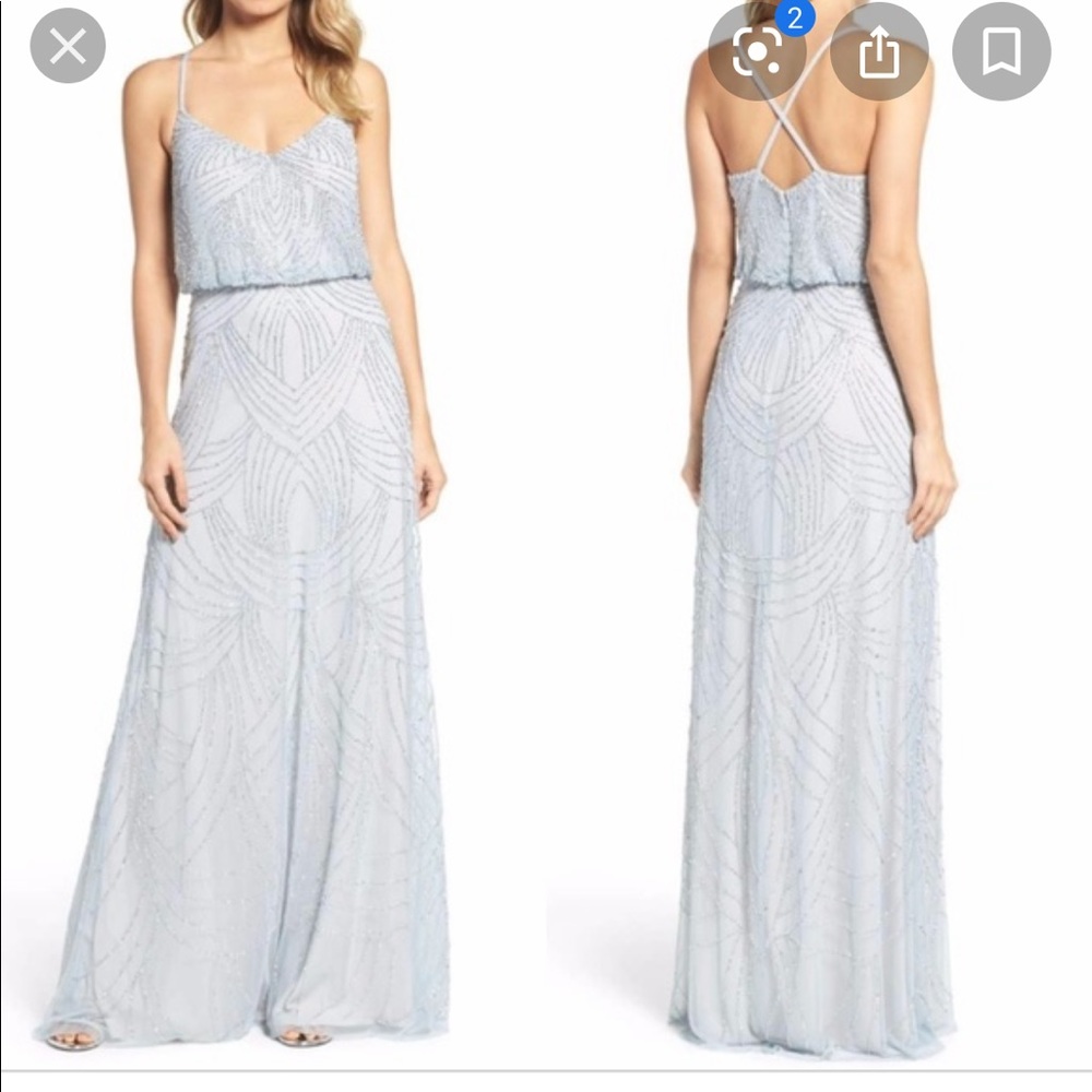 Adriana papel blouson dress